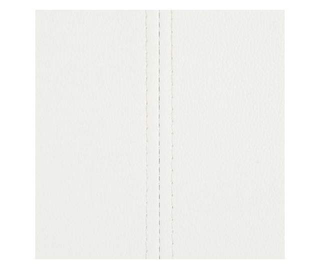 Konzolne kuhinjske stolice, set 4, bele, umetno usnje