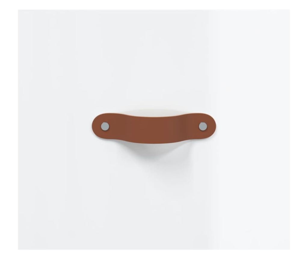 Konzola, bijela visokog sjaja, 69,5x34x90 cm, kompozitno drvo - 9