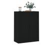 Zidni ormarić, crni, 69,5x34x90 cm thumbnail 4
