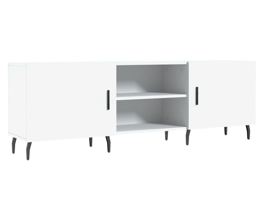 TV ormarić, bijeli, 150x30x50 cm, kompozitno drvo - 2