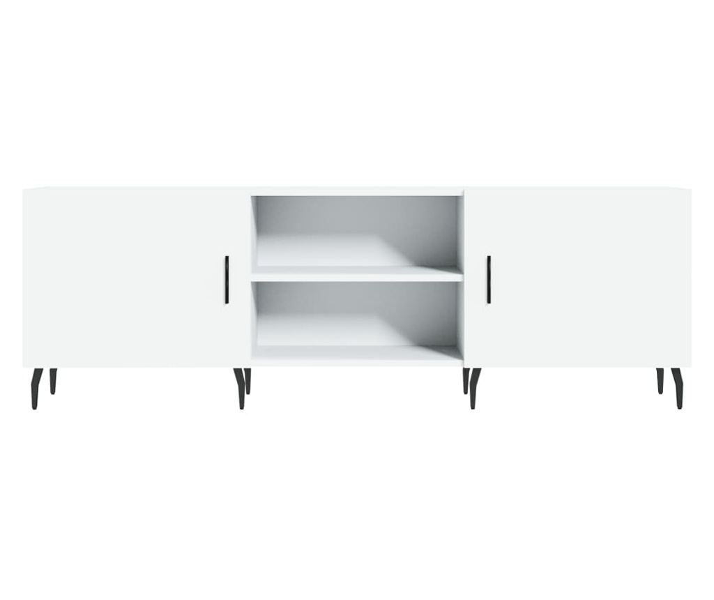 TV ormarić, bijeli, 150x30x50 cm, kompozitno drvo - 5