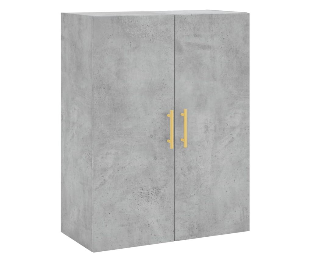 Visoka ormar, siva beton, 69,5x34x180, kompozitno drvo - 5