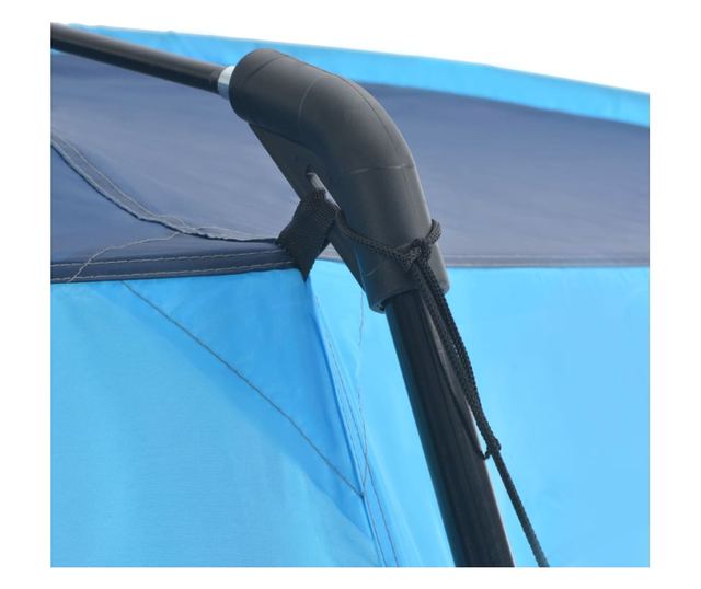 kék szövet medencesátor 590 x 520 x 250 cm