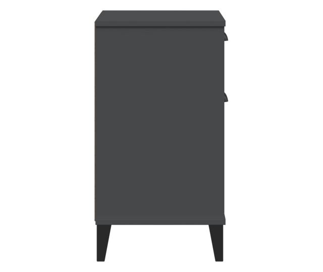 VIKEN antracitszürke szerelt fa éjjeliszekrény