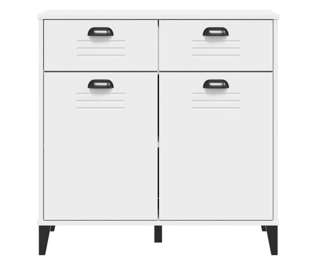 VIKEN fehér szerelt fa tálalószekrény 80 x 40 x 80 cm