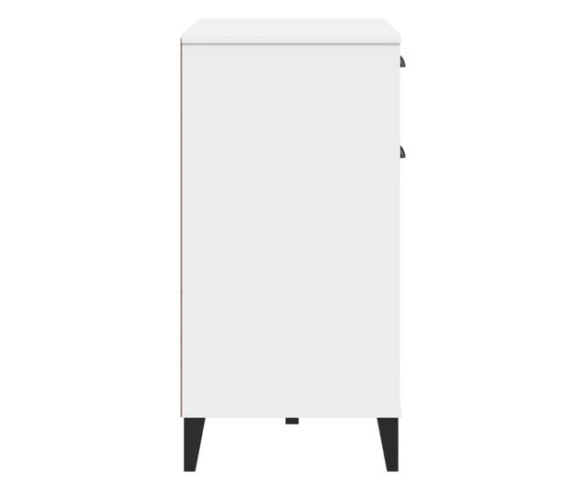 VIKEN fehér szerelt fa tálalószekrény 80 x 40 x 80 cm