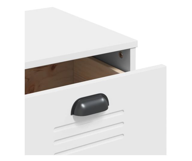 VIKEN fehér szerelt fa tálalószekrény 80 x 40 x 80 cm