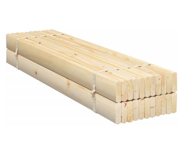 tömör fenyőfa ágylécek 90 x 200 cm