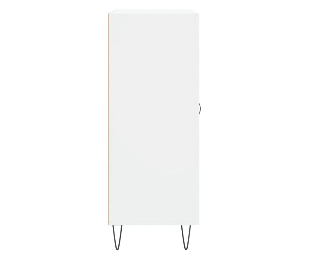 Konzola, bijela, 69,5x34x90 cm, kompozitno drvo - 7