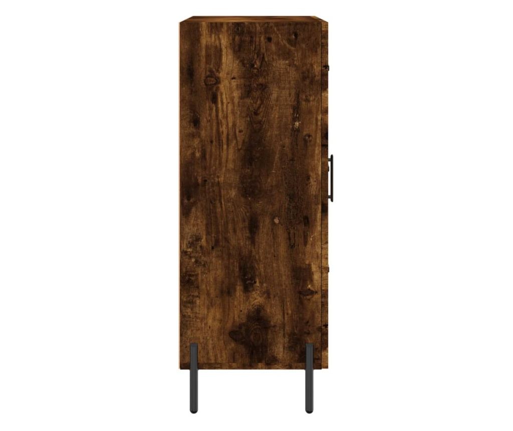 Konzola, dimljeni hrast, 69,5x34x90 cm, kompozitno drvo - 7