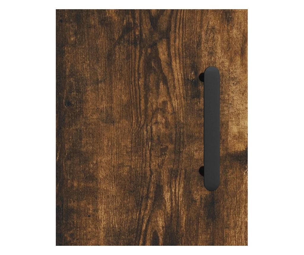 Konzola, dimljeni hrast, 69,5x34x90 cm, kompozitno drvo - 10