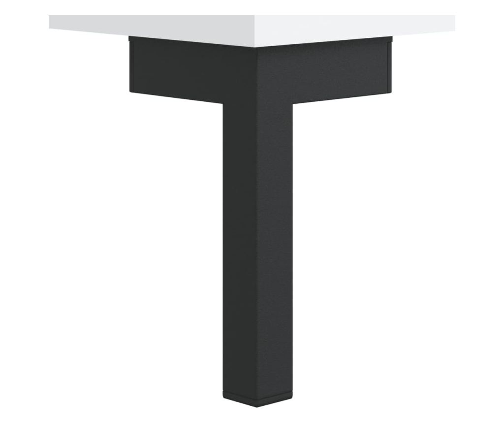 Visoki ormarić, bijeli, 69,5x34x180 cm, kompozitno drvo - 11