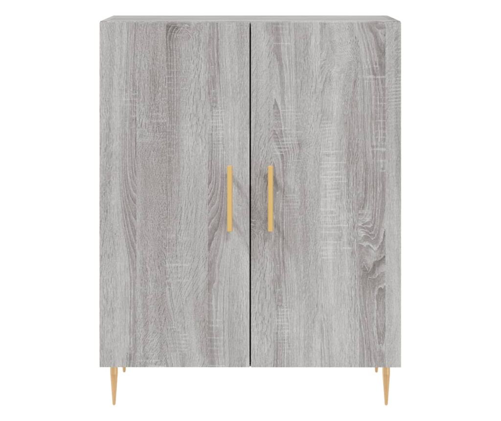 Visoki ormar, sonoma siva, 69,5x34x180 cm, kompozitno drvo - 8