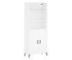 Visoki ormarić, bijeli, 69,5x34x180 cm, kompozitno drvo thumbnail 2