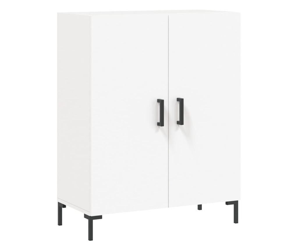 Visoki ormarić, bijeli, 69,5x34x180 cm, kompozitno drvo - 7