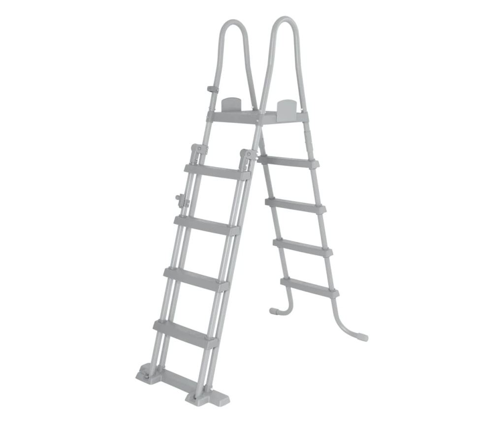 Flowclear 4 fokos biztonsági medencelétra 132 cm - 2