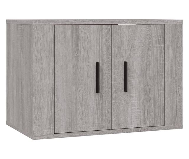 Set dulapuri TV, 2 piese, gri sonoma, lemn prelucrat