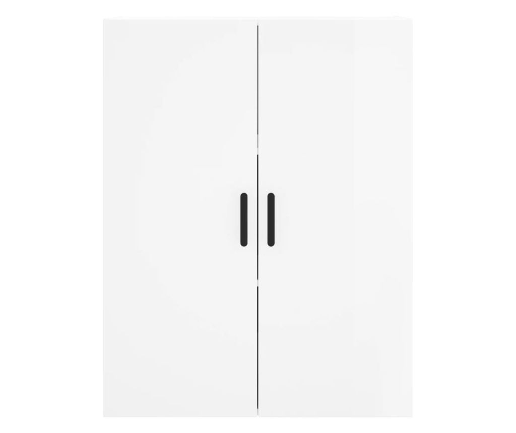 Ormar za montažu na zid, bijeli visokog sjaja, 69,5x34x90 cm - 7