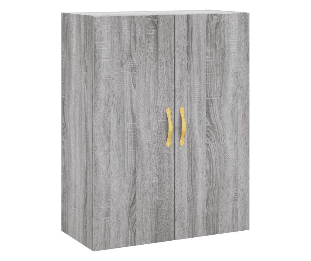 Visoka ormar, siva sonoma, 69,5x34x180 cm, kompozitno drvo - 5