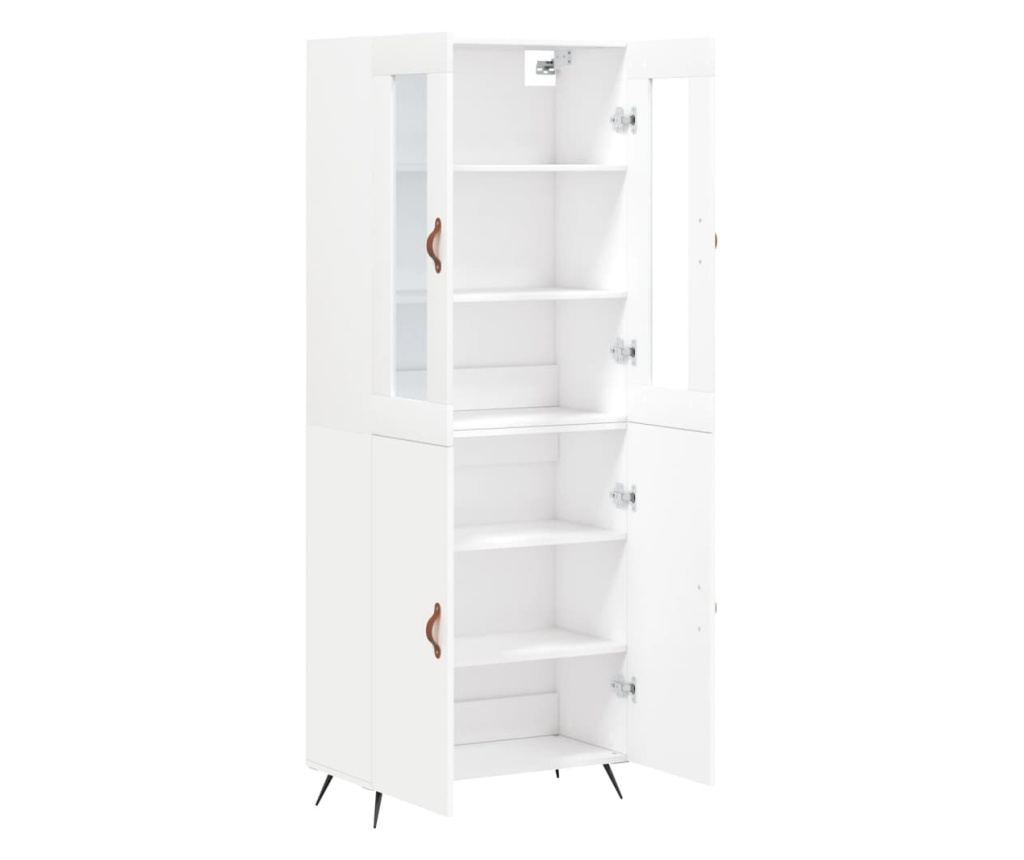 Visoka ormar, bijela, 69,5x34x180 cm, kompozitno drvo - 4