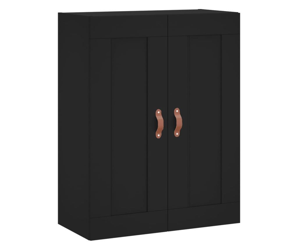 Visoki ormar, crna, 69,5x34x180 cm, kompozitno drvo - 5