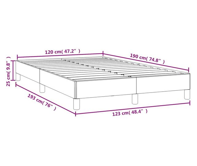sötétkék bársony ágykeret 120x190 cm