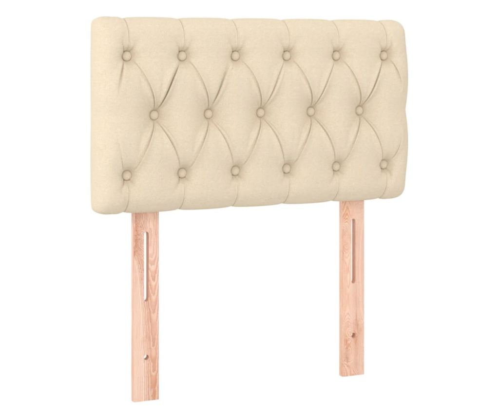 Боксспринг легло с матрак, крем, 80x200 см, текстил - 6