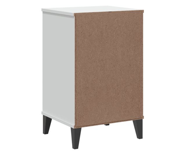 VIKEN fehér szerelt fa éjjeliszekrény