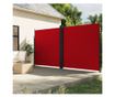 piros behúzható oldalsó napellenző 200 x 1200 cm