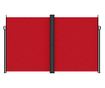 piros behúzható oldalsó napellenző 200 x 1200 cm