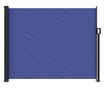 kék behúzható oldalsó napellenző 160 x 500 cm