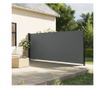 antracitszürke behúzható oldalsó napellenző 160 x 300 cm