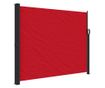 piros behúzható oldalsó napellenző 160 x 600 cm