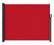 piros behúzható oldalsó napellenző 160 x 600 cm