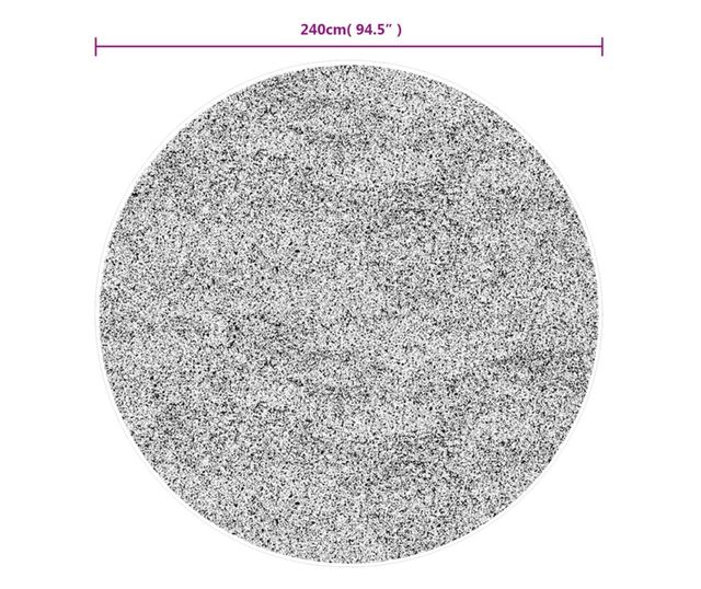 OVIEDO zöld rövid szálú szőnyeg Ø 240 cm