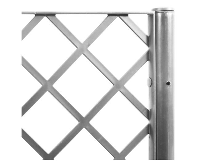 világosszürke PP rácsos kerti ültetőláda 200 x 160 x 142 cm