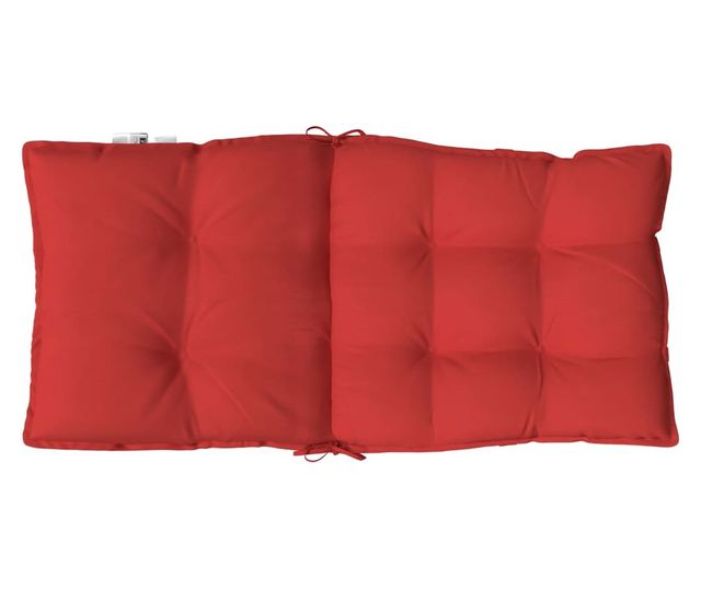 6 db piros oxford szövet háttámlás székpárna