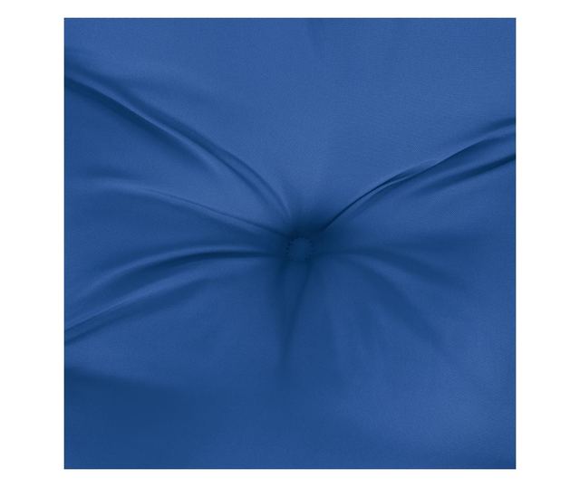 2 db királykék oxford szövet magas háttámlájú székpárna