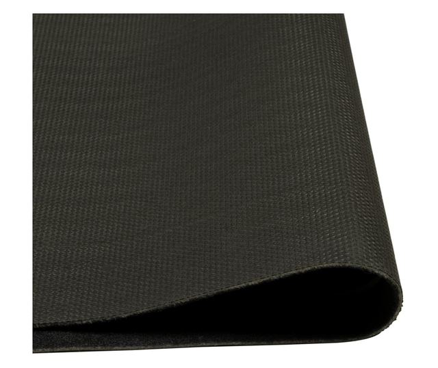 fekete mosható csészemintás bársony konyhaszőnyeg 45x150 cm