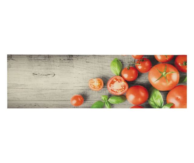 mosható paradicsommintás bársony konyhaszőnyeg 45 x 150 cm