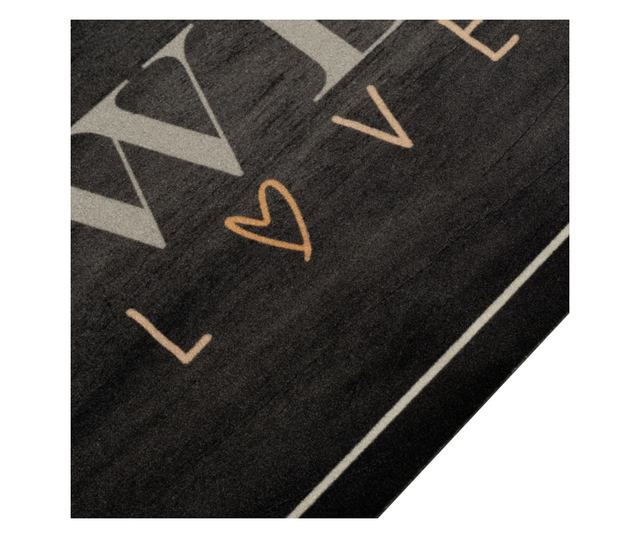 kávé feliratos mosható bársony konyhaszőnyeg 60 x 180 cm