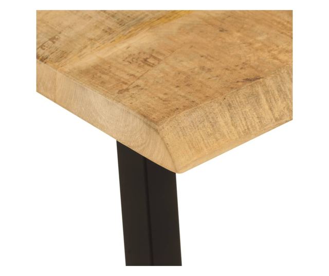 tömör mangófa pad természetes éllel 105 cm