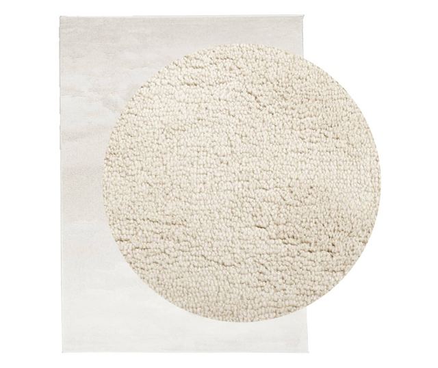 OVIEDO bézs rövid szálú szőnyeg 240 x 340 cm