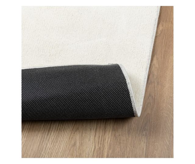 OVIEDO krémszínű rövid szálú szőnyeg 120 x 170 cm