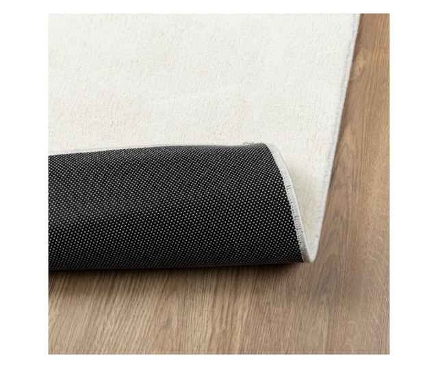 OVIEDO krémszínű rövid szálú szőnyeg 60 x 110 cm