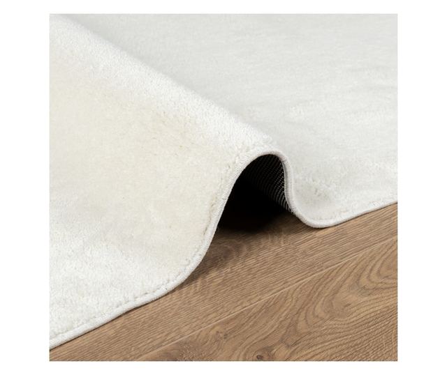 OVIEDO krémszínű rövid szálú szőnyeg 120 x 170 cm