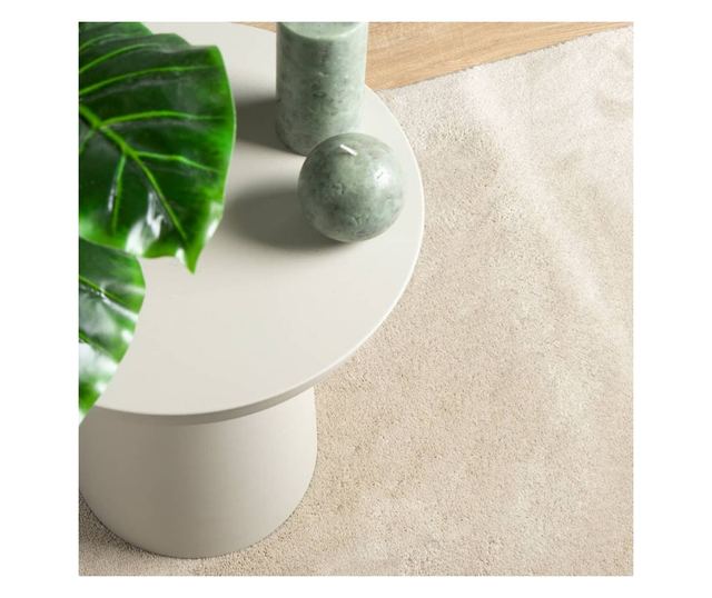 OVIEDO bézs rövid szálú szőnyeg 240 x 340 cm