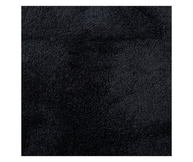 OVIEDO fekete rövid szálú szőnyeg 160x230 cm