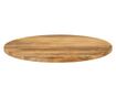 tömör mangófa kerek asztallap Ø90 x 3,8 cm