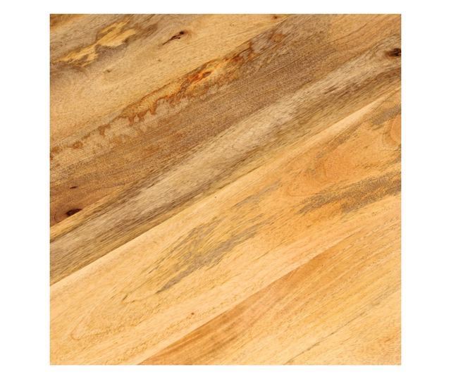 tömör mangófa kerek asztallap Ø90 x 3,8 cm